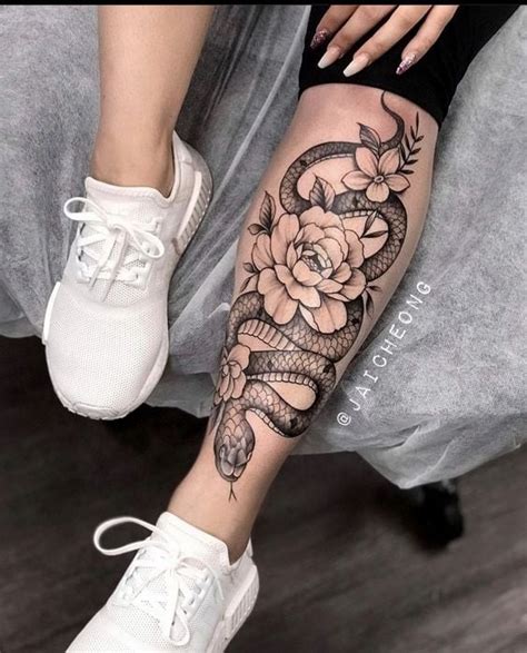 tatuaje grande en la pierna|60 ideas para Tatuajes en Pierna